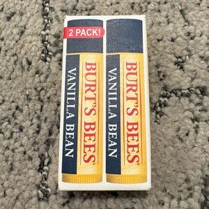 Burt's Bees Vanilla Bean Lip Balm Duo - Yellow and Black